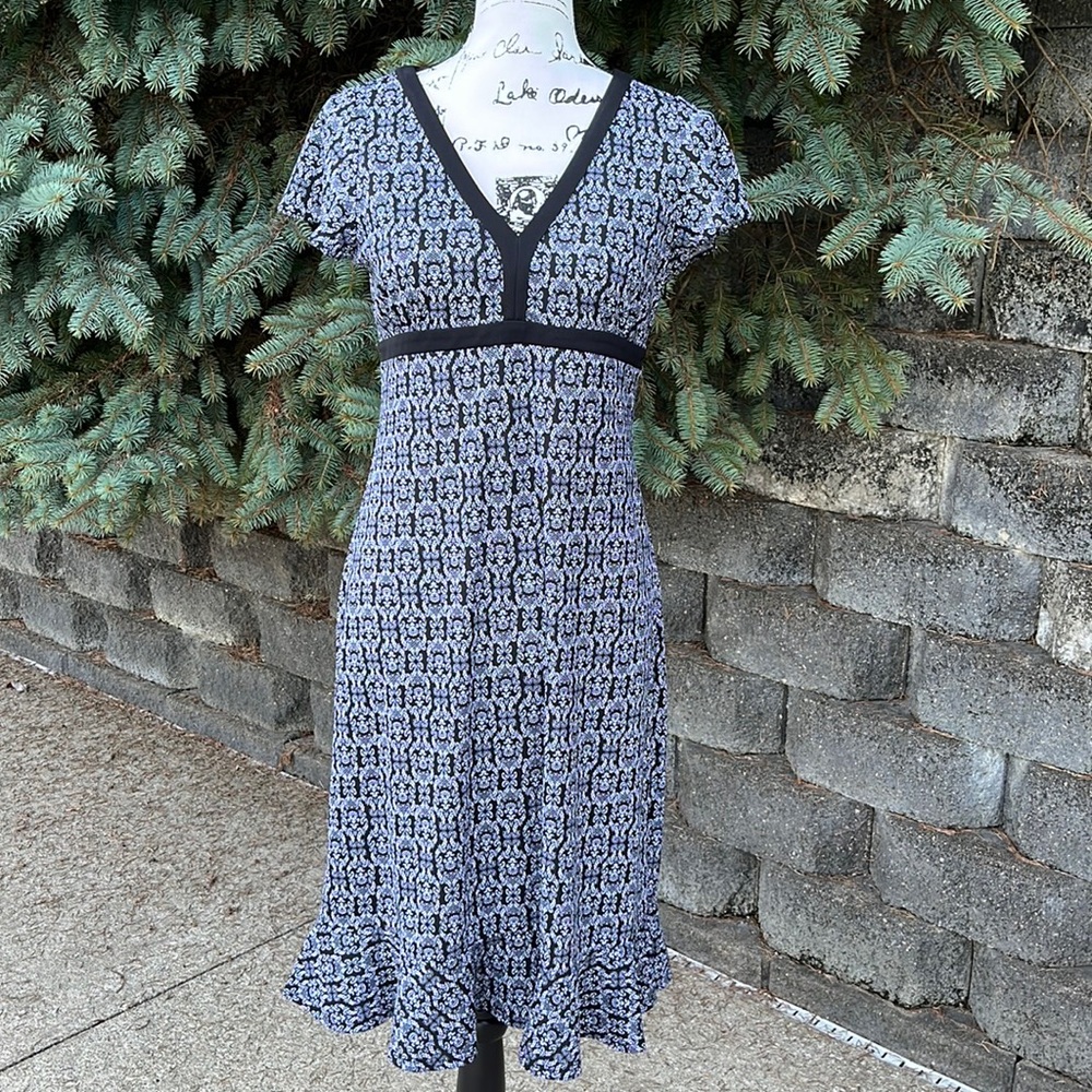 Ann Taylor Loft Black and White Dress